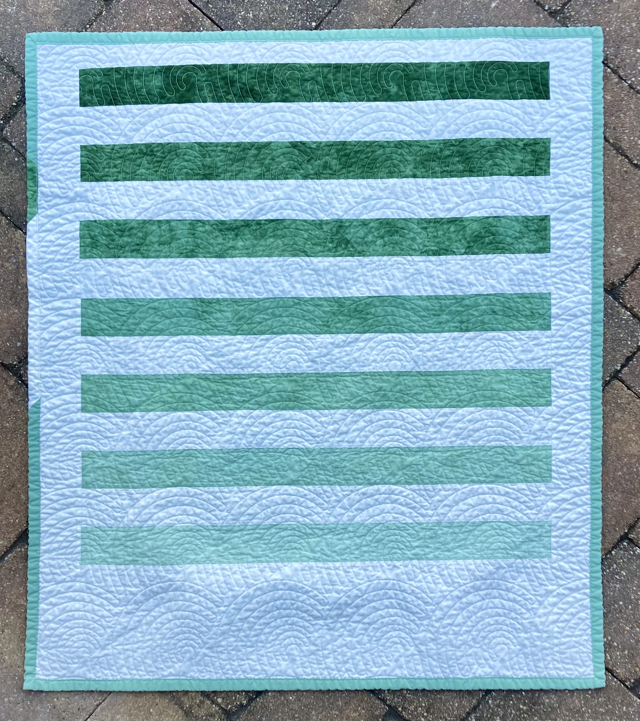 Green Baby Quilt